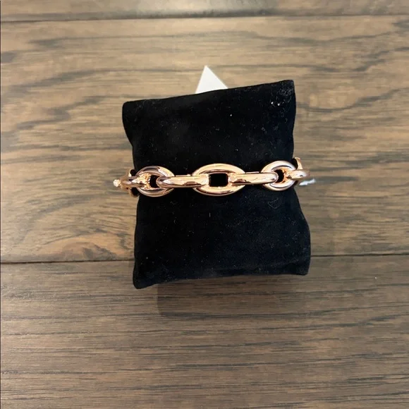 New With Tags Kate Spade Rose Gold Chain Reaction Bangle - Picture 2 of 7